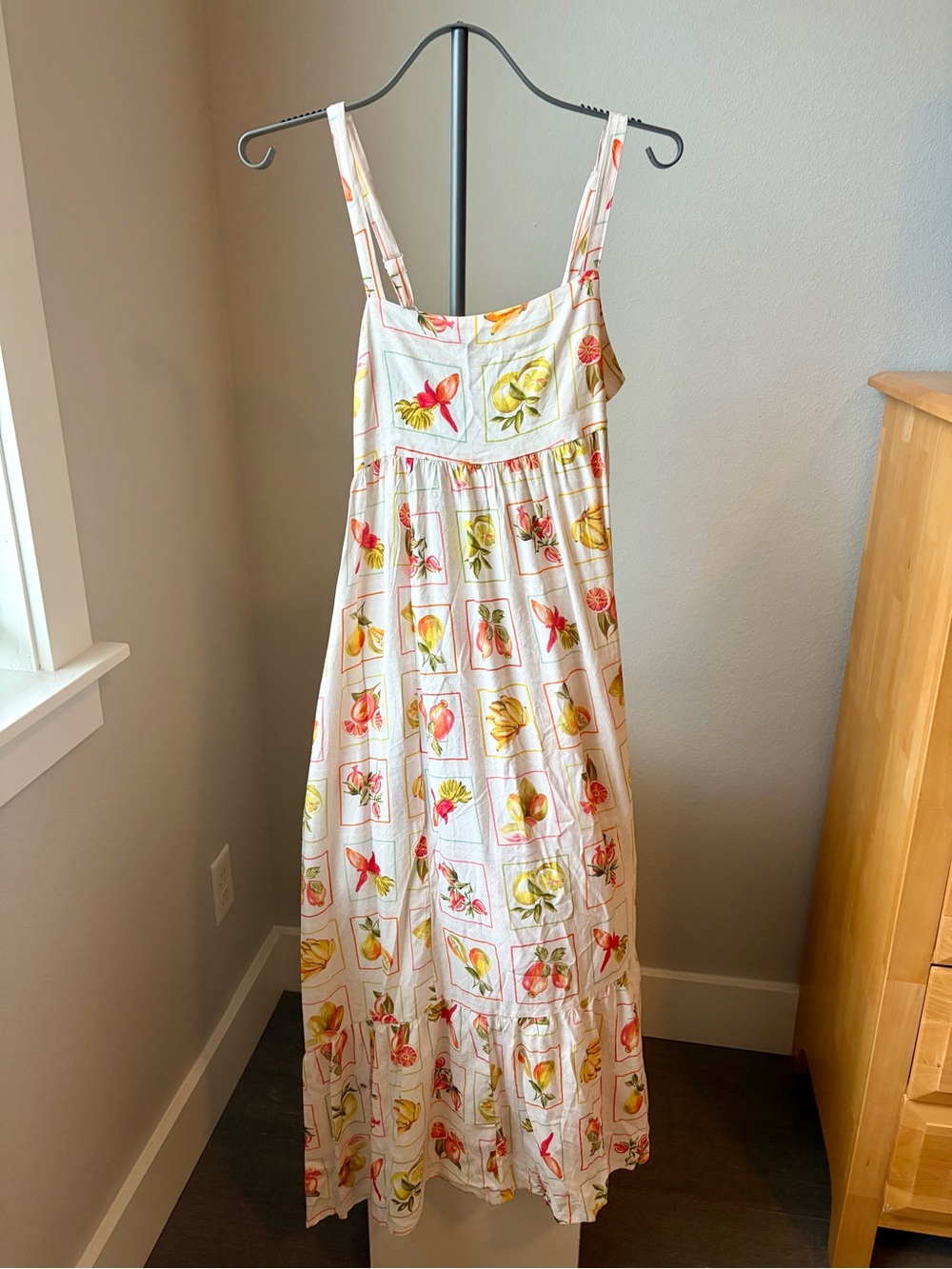 Summer Maxi Fruit Dress - Paper Heart NWOT